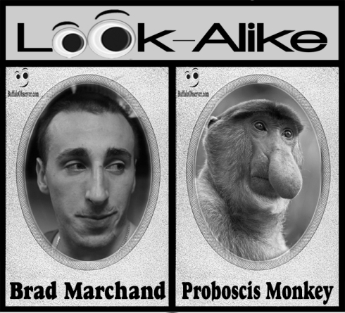 Brad Marchand = Proboscis Monkey